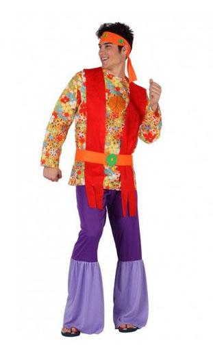 Accessori Hippie Vestiti in maschera Viola, accessori da festa per ogni  costume e travestimento 