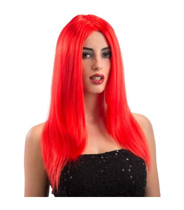 Parrucca lunga liscia rossa | Euro 7.60