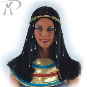 Parrucca Cleopatra egiziana per bambini