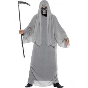 Costume di Halloween da bambino economico da morte grim reaper nero